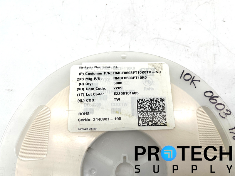 Load image into Gallery viewer, 5000/Pk Stackpole Electronics RMCF0603FT10K0 Chip Resistor 10W NEW
