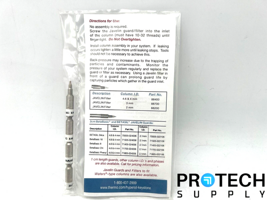 4/Pk Thermo Javelin BetaBasic 10 x 1mm Guard Colum 71505-0110066 NEW w/ WARRANTY