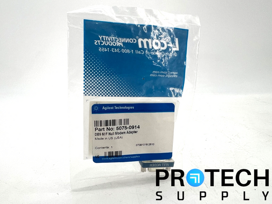 Agilent 5075-0914 DB9 M/F Null Modem Adapter NEW with WARRANTY