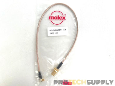NEW 1Pc Molex 89761-6771 SMA Bulkhead to MCX Right-Angle 12