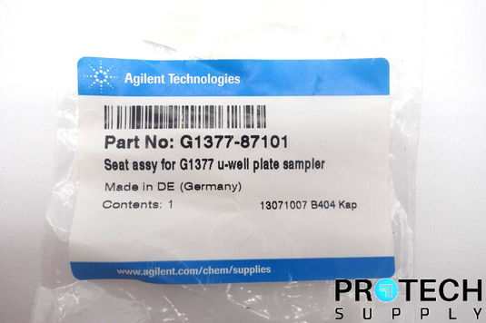 Agilent G1377-87101 Needle Seat Assembly for G1377 U-Well Plate NEW w/ WARRANTY