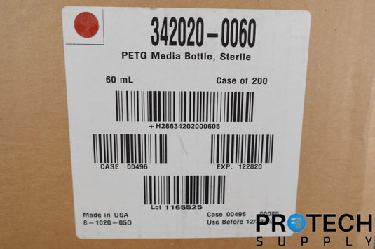 Thermo 342020-0060 Square PETG Media Bottles NEW