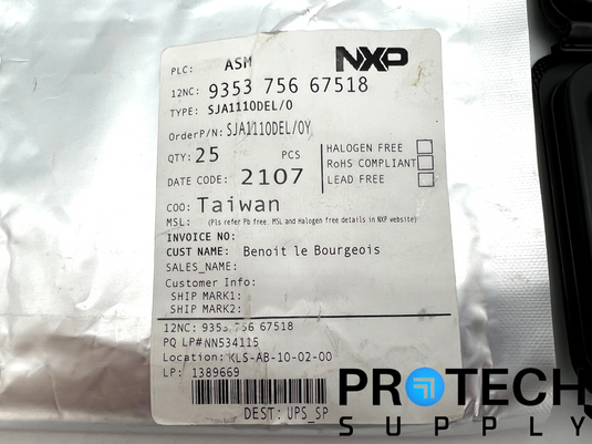 15/Pk NXP USA SJA1110BEL/0Y Ethernet Switch NEW with WARRANTY