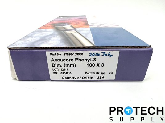 Thermo HPLC Column 2.6u Accucore Phenyl-X 100 x 3mm 27926-103030 NEW SEALED