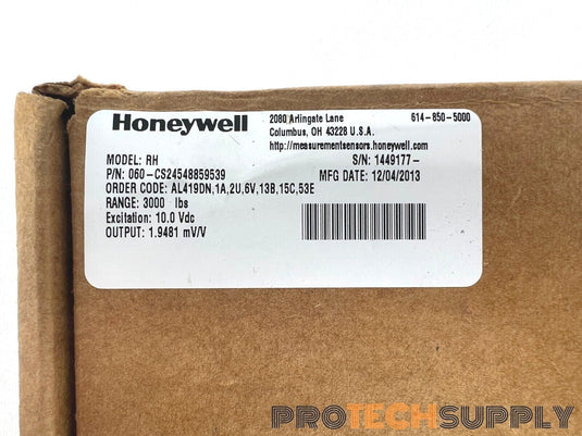 Honeywell 060-CS24548859539 3000lbs Load Cell with Cable Housing with WARRANTY