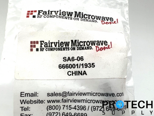 Fairview Microwave Fixed Attenuator SMA Male to SMA Female SA6-06 NEW + WARRANTY