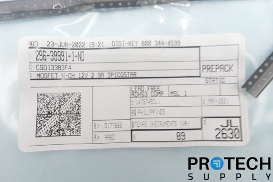 (80) Texas Instruments CSD13383F4 MOSFET N-Channel 12V 2.9A 3-PICOSTAR NEW