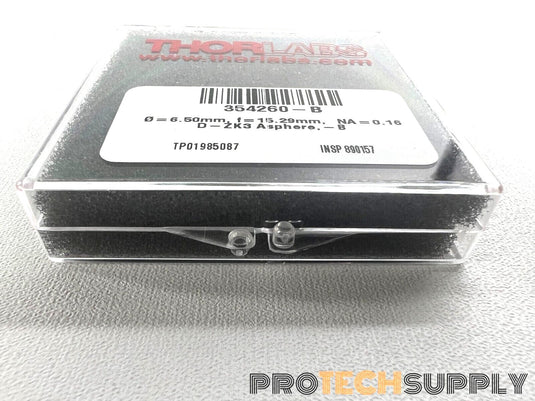 NEW (Sealed) Thorlabs 354260-B Unmounted Aspheric Lens with WARRANTY 