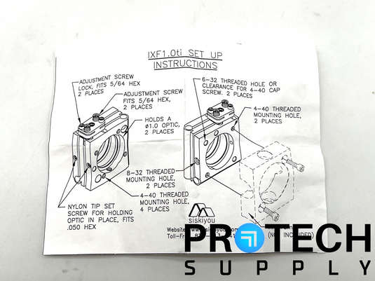 Siskiyou IXF1.0ti Flexure Mirror Mount 1" NEW with WARRANTY