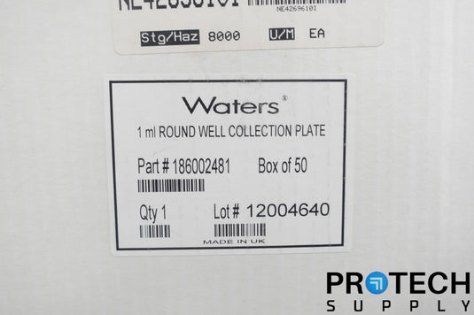 (46/Case) Water 186002481 96-Well Sample Collection Culture Plate NEW & WARRANTY