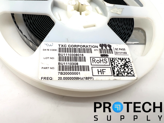 (506/Pk) TXC Corporation 7B20000001 Crystal 20MHz with WARRANTY