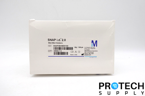 (Qty 100) Millipore SNAP2BHMD0100 Snap Midi Blot Holders NEW