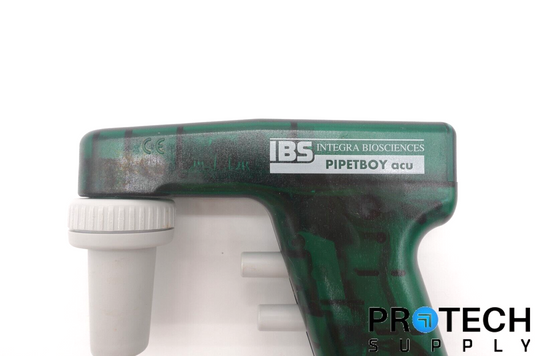 IBS Pipetboy acu Electronic Laboratory Pipette / Green & Purple with WARRANTY