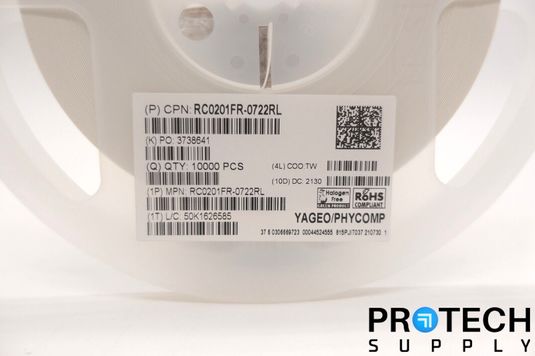 (10,000/Reel) YAGEO RC0201FR-0722RL Thick Film Resistor SMD 22Ohm NEW & WARRANTY
