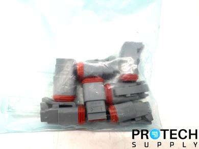 7/Pk Amphenol 2 Rectangular Connector 889-1012-ND with WARRANTY