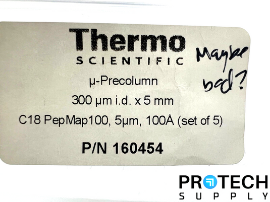 3/Pk Thermo Scientific 160454 Precolumn Catridge C18 PepMap100 with WARRANTY