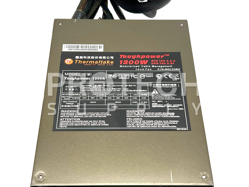 Load image into Gallery viewer, Thermaltake Toughpower 1200W Power Supply W0133RU with WARRANTY
