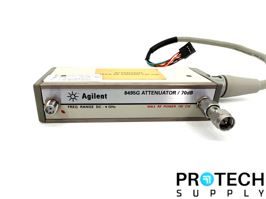 Agilent 8495G / 70dB Step Attenuator with WARRANTY