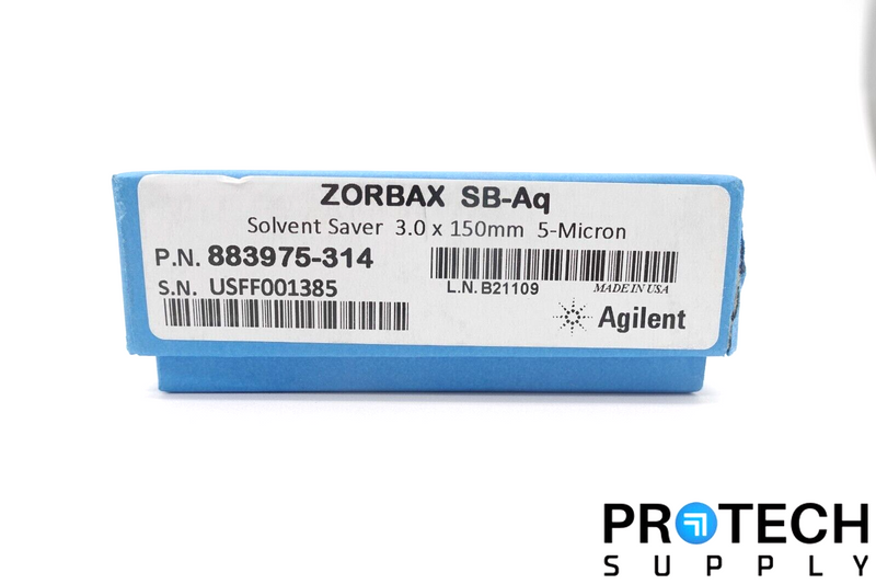 Load image into Gallery viewer, Agilent 883975-314 ZORBAX SB-Aq Solvent Saver 3.0 x 150 mm 5µm NEW with WARRANTY
