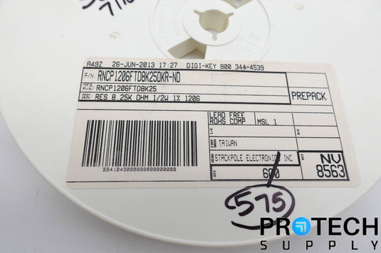 (Approx. 575) Stackpole RNCP1206FTD8K25 Chip Resistor Reel  with WARRANTY