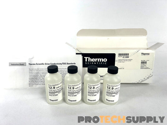 NEW 4x60 mL Bottle Thermo Scientific 011006 12.9mS/cm Conductivity/TDS Standard 