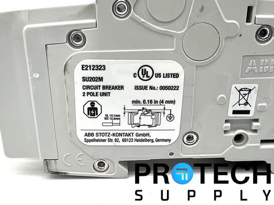 ABB UL489 Circuit Breaker 2CDS272337R0304 with WARRANTY