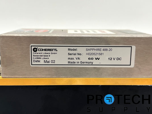 Coherent SAPPHIRE 488-20 Laser Module from HITACHI FMBIO with WARRANTY