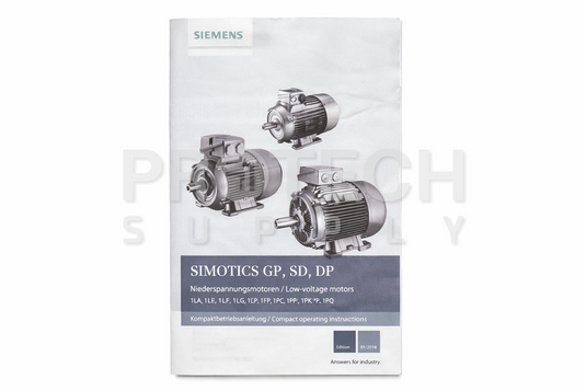 Siemens 1LE10231DC422AA4 Three Phase Cage Motor 1AV3164C NEW with WARRANTY