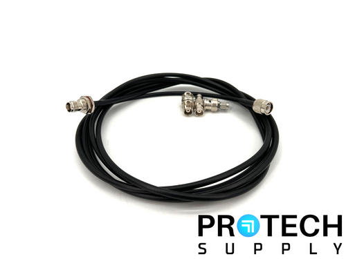Unbranded TNC Male to Female Coaxial Extension Cable 6ft  + Adapters w/ WARRANTY