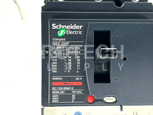 Schneider Electric NSX100F Circuit Breaker with WARRANTY