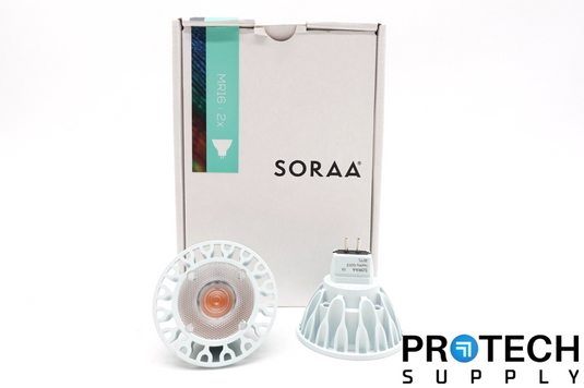 (2/Pk) Soraa Healthy MR16 / LED Bulb 380Lm 2700K 36°FL 7.5W NEW with WARRANTY