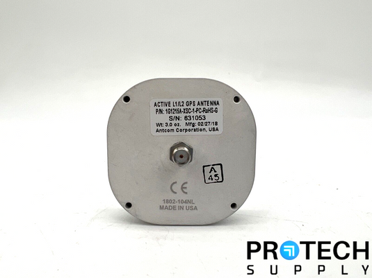 Antcom 1G1215A-XSC-1-PC-RoHS-G Active L1/L2 GPS Antenna with WARRANTY