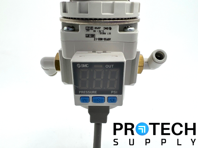 Load image into Gallery viewer, SMC APR30-N02-1Z Precision Air Regulator + Pressure Switch Assy with WARRANTY
