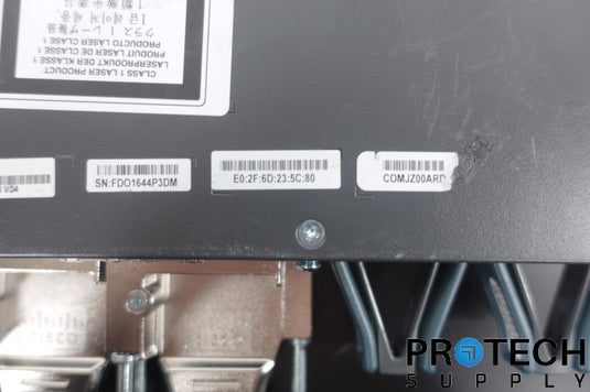 Cisco WS-C3750X-48PF-S 48-Port Gigabit IP Base Switch w/ Cables w/ WARRANTY