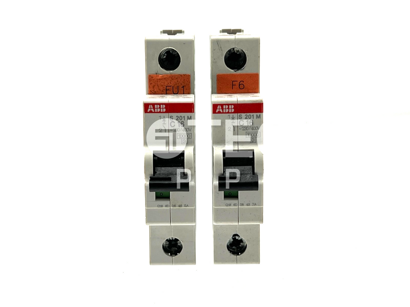 Load image into Gallery viewer, (Lot of 2) ABB 2CDS271001R0164 Circuit Breaker S201M-C16 with WARRANTY
