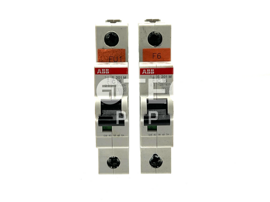 (Lot of 2) ABB 2CDS271001R0164 Circuit Breaker S201M-C16 with WARRANTY