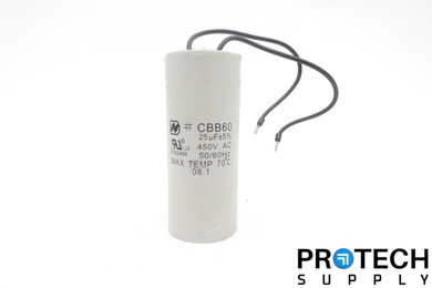 CBB60 Motor Run Capacitor Round 450V AC 25uF 50/60HZ with WARRANTY