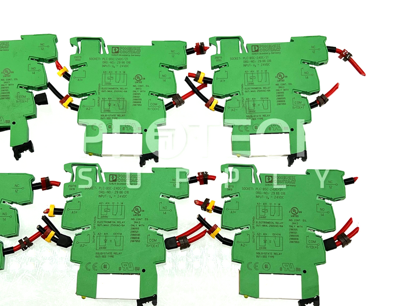 Load image into Gallery viewer, (Lot of 15) Phoenix Contact PLC-BSC-24DC/21 Relay Base with WARRANTY
