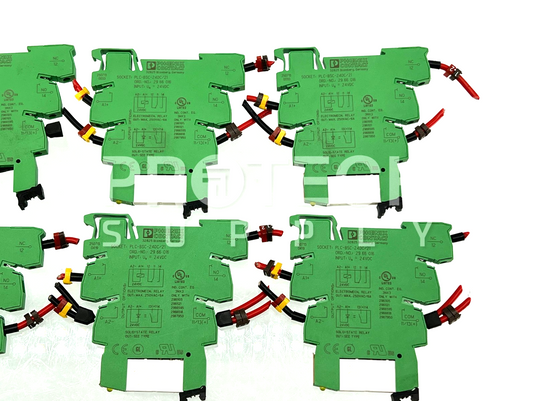 (Lot of 15) Phoenix Contact PLC-BSC-24DC/21 Relay Base with WARRANTY
