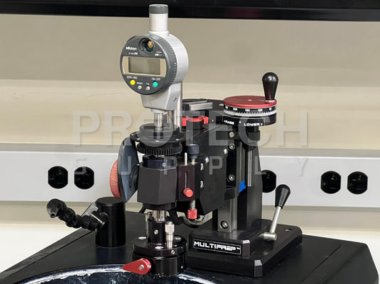 Allied Techprep Multiprep Polishing System & Head Assy + x5 Polishing Glass