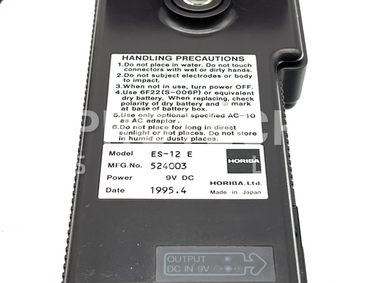 Horiba ES-12 Conductivity Meter with WARRANTY