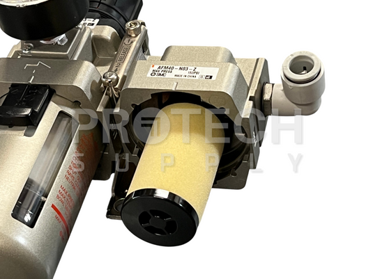 SMC AW40-N03-Z Filter Regulator + AFM40-N03-Z Mist Separator Assy GUARANTEED
