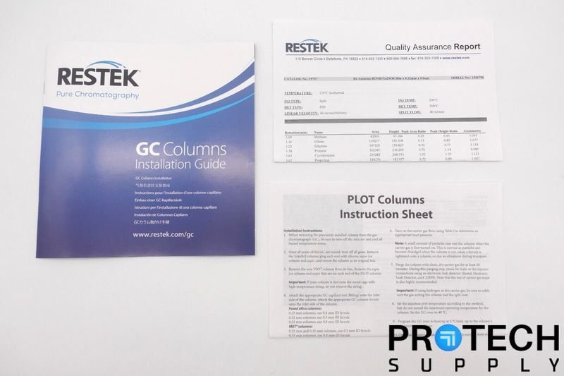 Load image into Gallery viewer, Restek 19757 Rt-Alumina BOND/Na2SO4 Column 30m 0.32mmID 5um NEW w/ WARRANTY
