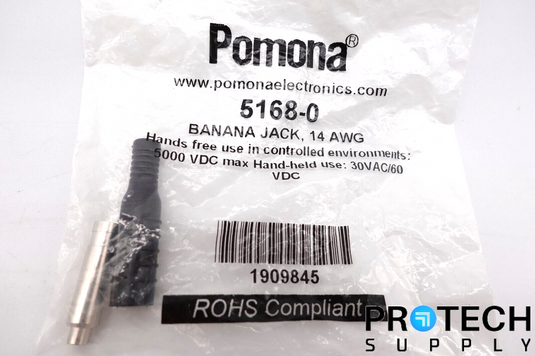 Pomona Banana Jack Connector 14AWG 5168-0 NEW