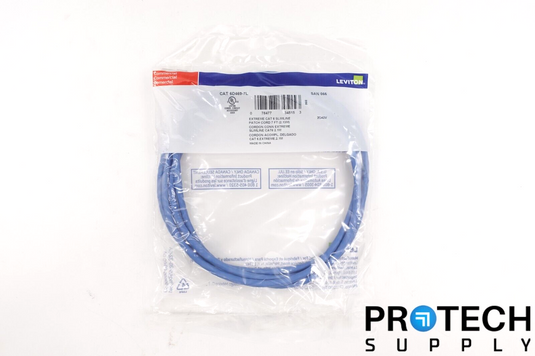 Leviton 6D460-7L Extreme Cat 6 Slim-Line Patch Cord 7 Ft NEW with WARRANTY