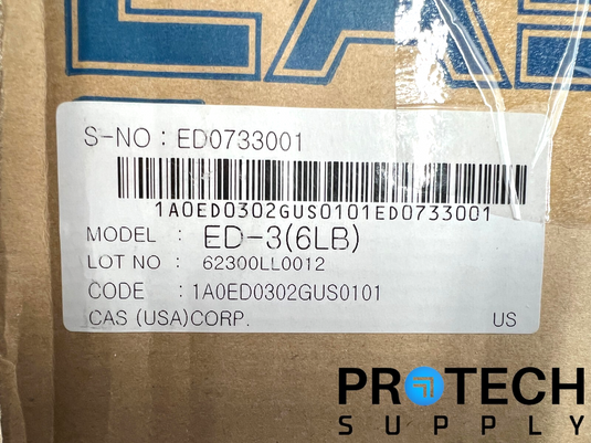 CAS Corporation ED-3 Counting Scale + Power Adapter NEW with WARRANTY