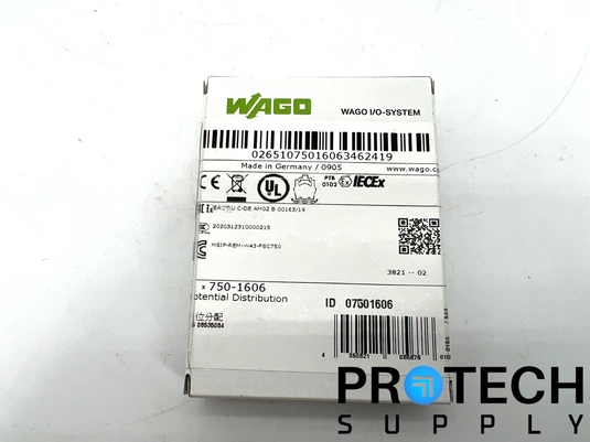 WAGO Corporation 750-1606 Power Supply Module 24VDC with WARRANTY