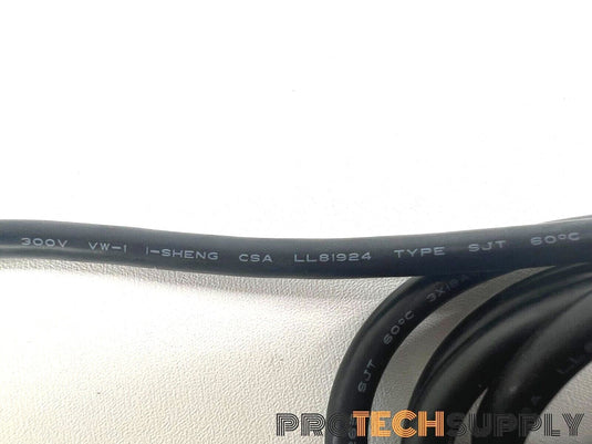 3-Prong Power Cord E88265 SJT 125V with WARRANTY