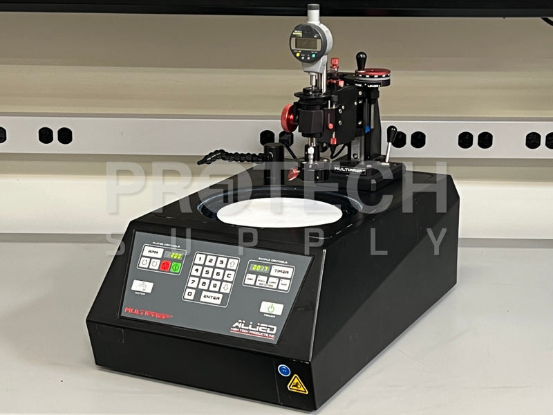 Load image into Gallery viewer, Allied TECHPREP 10-1000 Multiprep Polishing System &amp; Head Assy + Polishing Glass
