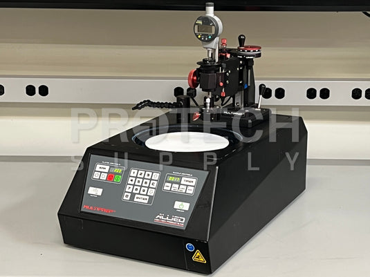 Allied TECHPREP 10-1000 Multiprep Polishing System & Head Assy + Polishing Glass